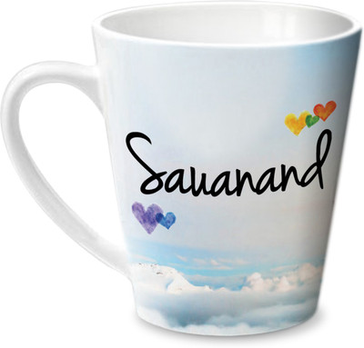 

Hot Muggs Simply Love You Sauanand Conical Ceramic Mug(350 ml)