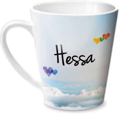 

Hot Muggs Simply Love You Hessa Conical Ceramic Mug(350 ml)
