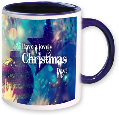 

Heyworlds christmas gifts 01 Ceramic Mug(325 ml), Blue