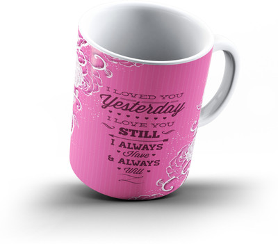 

Ucard Valentines Day Love527 Bone China, Ceramic, Porcelain Mug(325 ml)