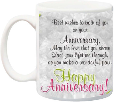 

ME&YOU Gift for Husband/Wife/Mom/Dad/Couples/Lover;Best Wishes both of u printed Ceramic Mug(325 ml), Multicolor