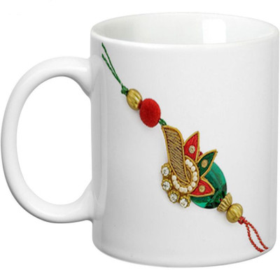 

Prithish Raksha Bandhan Design 7 Ceramic Mug(330 ml), Multicolor