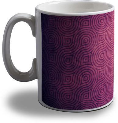 

Artifa Abstract Purple Design Amg1051 Porcelain, Ceramic Mug(350 ml), Multicolor