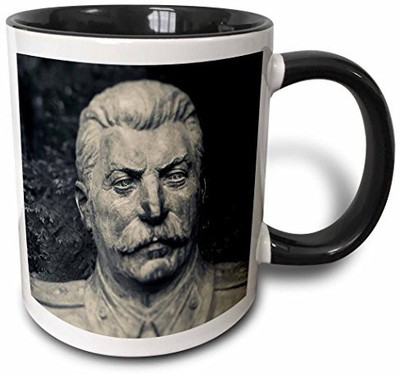 

3dRose Lithuania, Grutas Park, Statue Joseph Stalin Eu46 Wbi0077 Walter Bibikow Two Tone Black, 11 oz, Black/White Ceramic Mug(60 ml), Multicolor