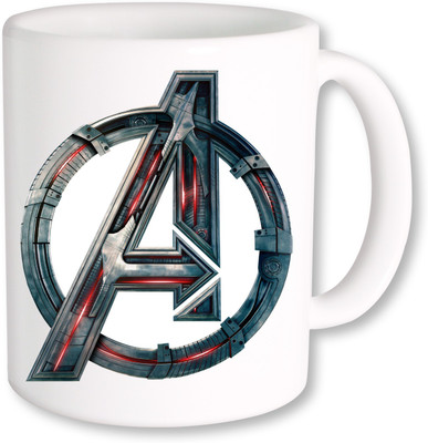 

Heyworlds the avengers logo Ceramic Mug(325 ml), Multicolor