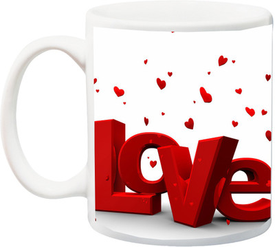 

ME&YOU Gift for Husband/Wife/Girlfriend/Boyfriend Lover;Love HD printed Ceramic Mug(325 ml), Multicolor