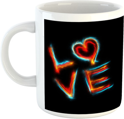 

Deeher Gifts Love -Design29 Ceramic Mug(330 ml), Multicolor
