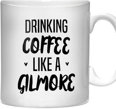 

Crackndeal 13TYBLROUND Ceramic Mug(300 ml), Black