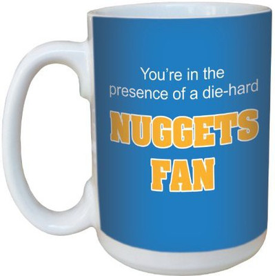 

Tree-Free Greetings Greetings lm44146 Nuggets Basketball Fan Ceramic with Full-Sized Handle, 15-Ounce Ceramic Mug(60 ml), Multicolor
