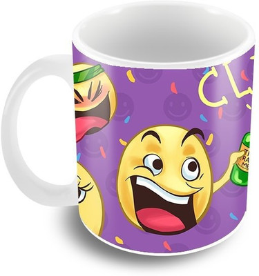 

The Crazy Me TCM_CM21 Ceramic Mug(325 ml), Multicolor