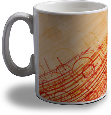 

Artifa Abstract Design AMG0167 Porcelain, Ceramic Mug(350 ml), Multicolor