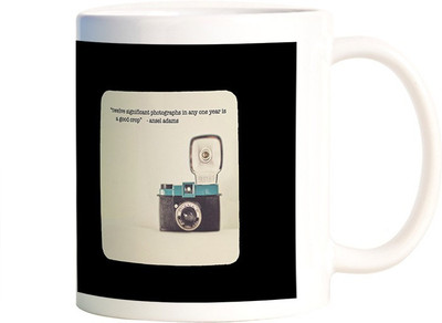

Rangeele Inkers PhotoGrapher Quotes Ceramic Mug(300 ml), Multicolor