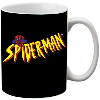 

Maison N Mode Spiderman Coffee Ceramic Mug(330 ml), Multicolor
