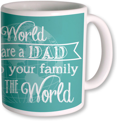 

PhotogiftsIndia Happy Fathers Day 117 Ceramic Mug(350 ml), White