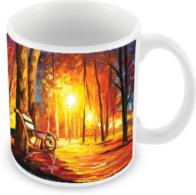 

Sleep Nature's SN-MG-1585 Ceramic Mug(350 ml), Yellow