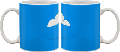 

Artifa Cloud And Shadow Porcelain, Ceramic Mug(350 ml), Multicolor