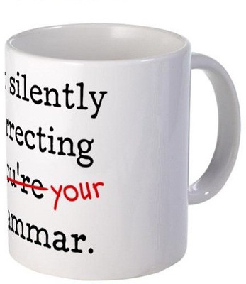 

Exoctic Silver Quoteds ooooo106 Ceramic Mug(300 ml), Multicolor