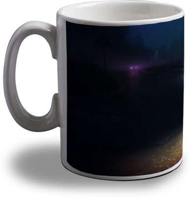 

Artifa Kid Alone On Road Porcelain, Ceramic Mug(350 ml), Multicolor