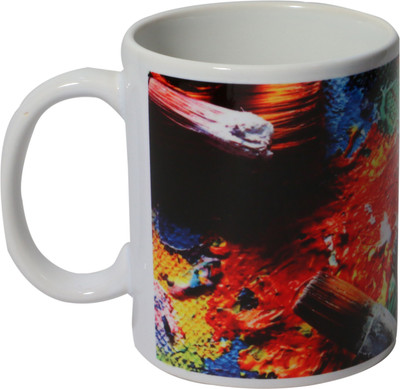 

century MULTICOLOUR Ceramic Mug(350 ml), Multicolor
