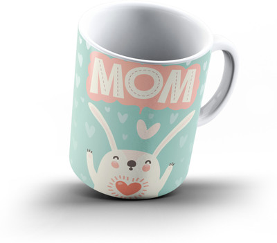

Ucard Mothers Day713 Bone China, Ceramic, Porcelain Mug(325 ml), Multicolor