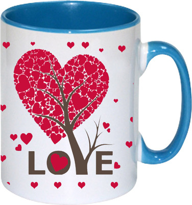 

Heyworlds love valentine day gifts 011 Ceramic Mug(325 ml), Multicolor