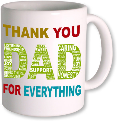 

PhotogiftsIndia Happy Fathers Day 145 Ceramic Mug(350 ml), White