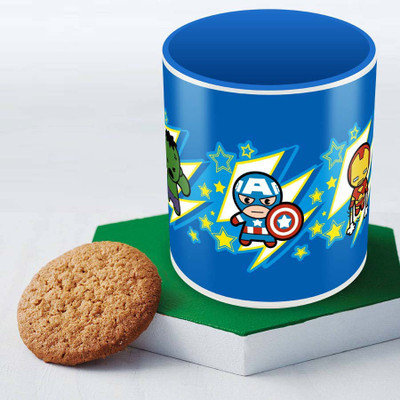 

Posterboy Kawaii - Avengers team Officially Licensed Ceramic Mug(350 ml), Multicolor