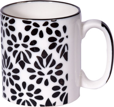 

Clay Creations Clay Creations Bone China Coffees - Pack of SIX 105 Bone China Mug(250 ml, Pack of 6), Multicolor