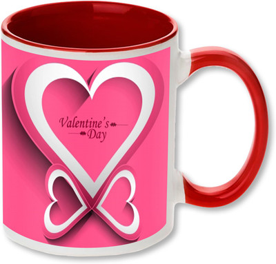 

Heyworlds happy valentine day gifts 0052 Ceramic Mug(325 ml), Multicolor