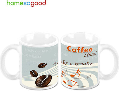 45% OFF on Homesogood Its Coffee Time (Pack Of 2) Ceramic Mug(325 ml, Pack of 2) 45% OFF on Homesogood Its Coffee Time (Pack Of 2) Ceramic Mug(325 ml, Pack of 2)
