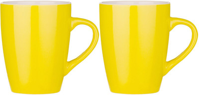 

Incrizma APL2B-Yellow Ceramic Mug(350 ml, Pack of 2)