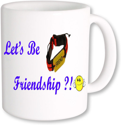 

PhotogiftsIndia Happy Friendship Day 014 Ceramic Mug(350 ml), Multicolor