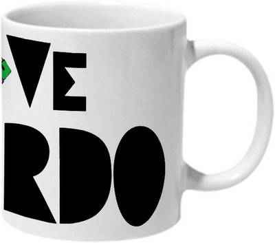 

Mooch Wale Love Weirdo Ceramic Mug(325 ml), Multicolor