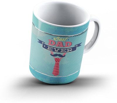 

Ucard Fathers Day457 Bone China, Ceramic, Porcelain Mug(325 ml), Multicolor