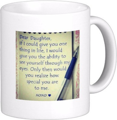 

Exoctic Silver Best Quoted Coffee 00259 Ceramic Mug(300 ml), Multicolor