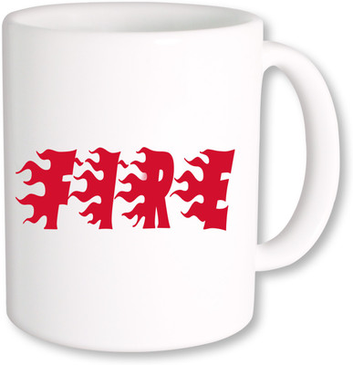 

PhotogiftsIndia Fire_01 Ceramic Mug(325 ml), Multicolor