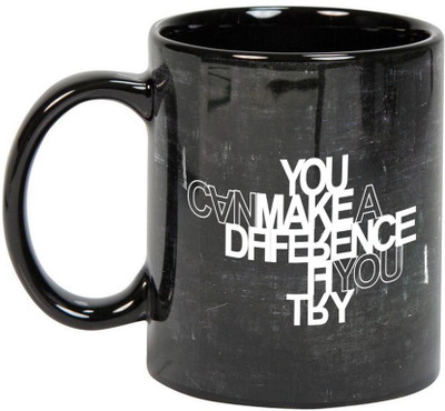 

Prithish You Can Make A Difference. If You Try Black Ceramic Mug(330 ml), Multicolor