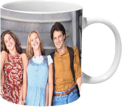 

Mooch Wale Friends By The Stairs Ceramic Mug(325 ml), Multicolor