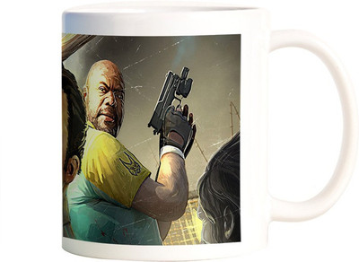 

Rangeele Inkers Left 4 dead 2 Ceramic Mug(300 ml), Multicolor