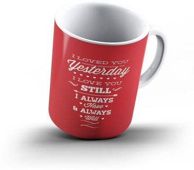 

Ucard Valentines Day Love518 Bone China, Ceramic, Porcelain Mug(325 ml)