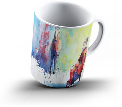 

Ucard Art384 Bone China, Ceramic, Porcelain Mug(325 ml)