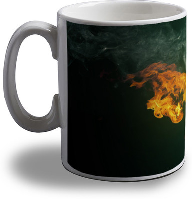 

Artifa Fire Cat Porcelain, Ceramic Mug(350 ml), Multicolor