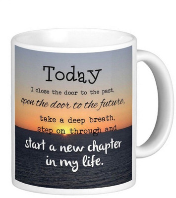 

Exoctic Silver Farewell GoodBye 007 Ceramic Mug(300 ml), Multicolor
