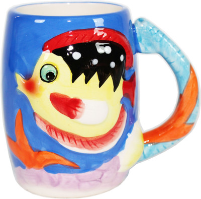 

Bohra BHKIDSMUG43 Ceramic Mug(340 ml), Multicolor
