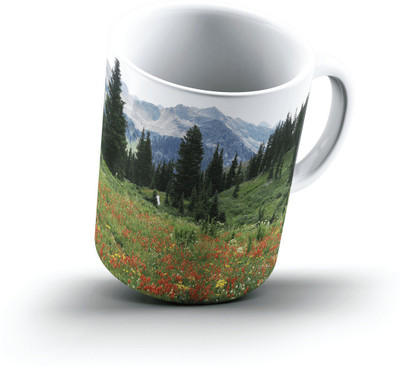 

Ucard Landscape342767 Bone China, Ceramic, Porcelain Mug(325 ml), Multicolor
