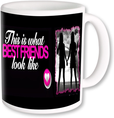 

PhotogiftsIndia Happy Friendship Day 122 Ceramic Mug(350 ml), Multicolor