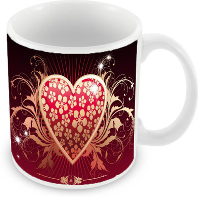 

Sleep Nature's SN-MG-48 Ceramic Mug(350 ml), Red