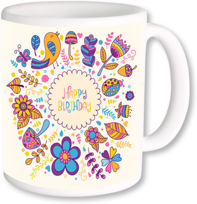 

PhotogiftsIndia happy birthday_04 Ceramic Mug(325 ml), Multicolor