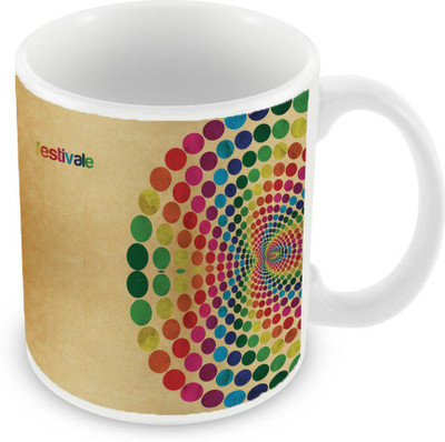 

Sleep Nature's SN-MG-2021 Ceramic Mug(350 ml), Multicolor