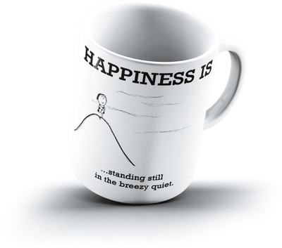 

Ucard Happiness Is1755 Bone China, Ceramic, Porcelain Mug(325 ml)